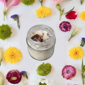 Handcrafted Floral Scented Candle